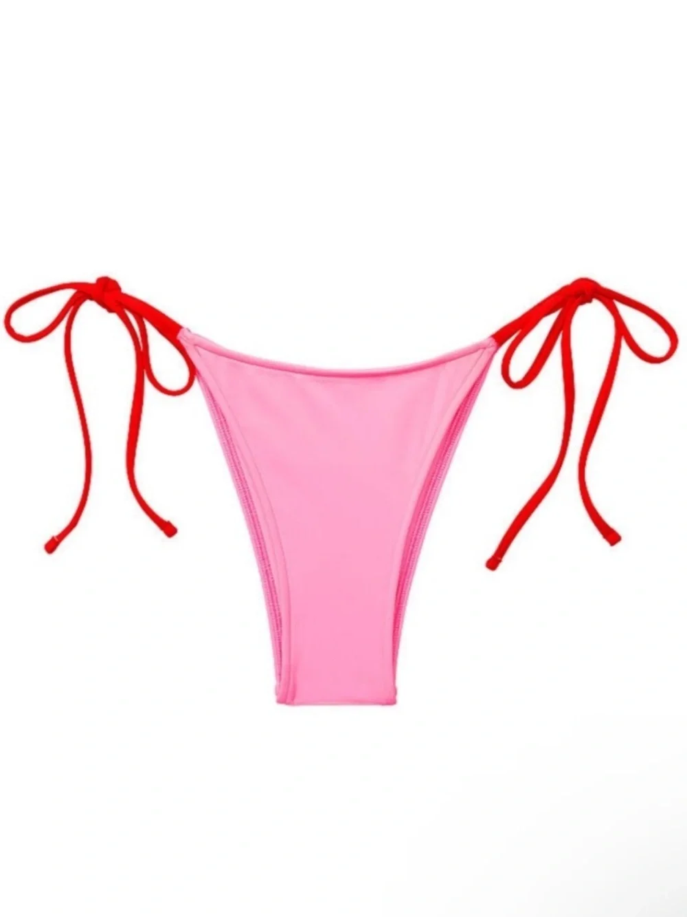 PINK By Frankies Bikinis Atlantic Rosemary Bikini Set Pink Red S/M NWT